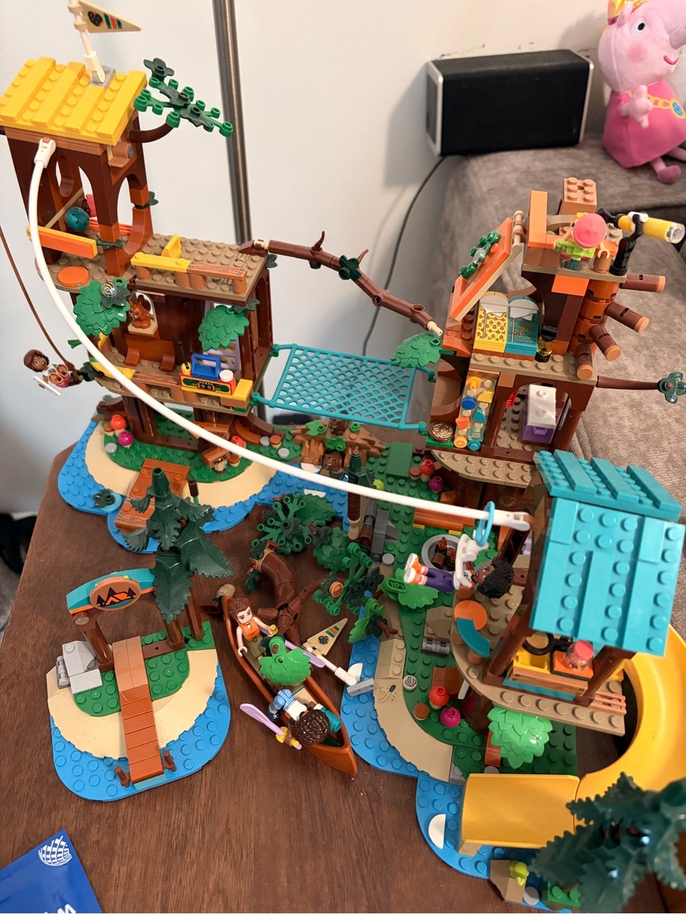 Lego Forest Adventure Set in Teal, Yellow, Brown and Green - Picture 1 of 1
